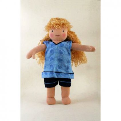 Fair trade ručně šitá hadrová panenka Dolls4Tibet Daisy