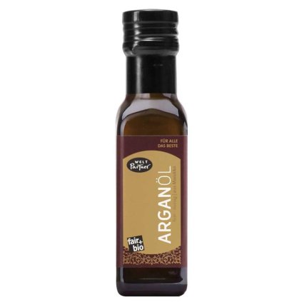 Fair trade bio arganový olej lisovaný za studena z Maroka, 100 ml