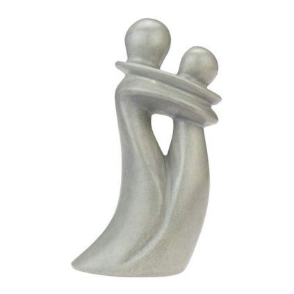 Fair trade zamilovaný pár Tembo z mastku z Keni, 20 cm
