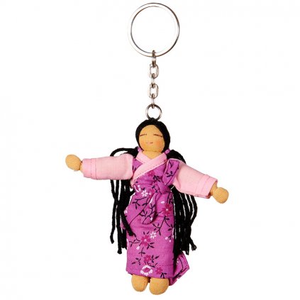 Fair trade přívěsek Hadrová panenka Tibetská dívka dolls4tibet