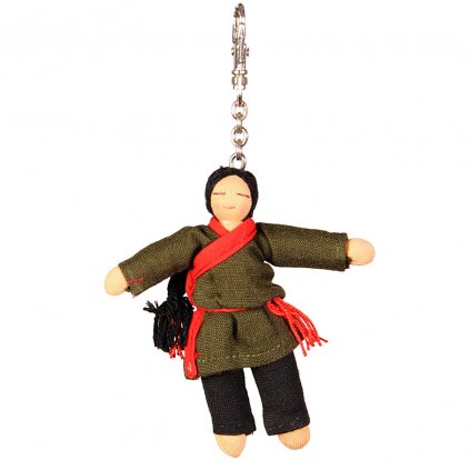 Fair trade přívěsek Hadrová panenka Tibetský chlapec dolls4tibet