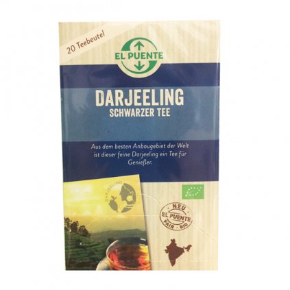Bio černý čaj Darjeeling, porcovaný 20 x 1,8 g