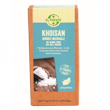 Fair trade mořská sůl Khoisan hrubá z JAR, 500 g