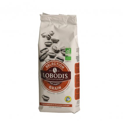 Bio zrnková výběrová káva Lobodis, 250 g