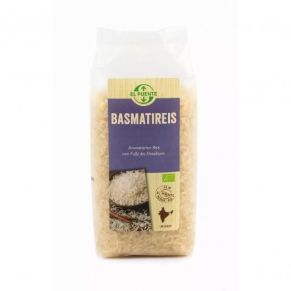 Fair trade bio rýže Basmati z Indie, 500 g