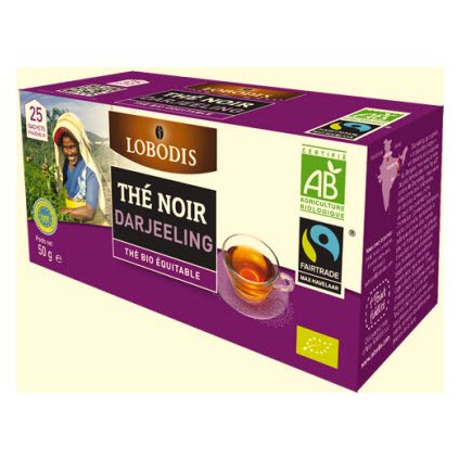Bio černý čaj Darjeeling Ambootia, porcovaný 25 x 2 g