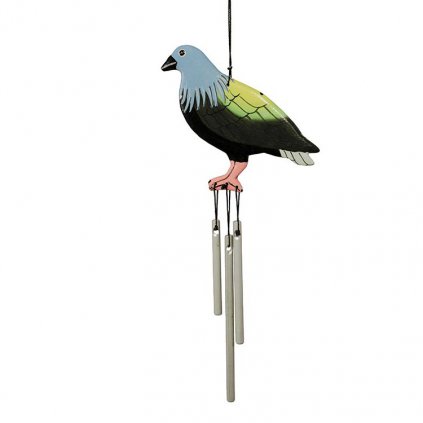 Fair trade zvonkohra ptáček Holoubek z Bali, 20 cm