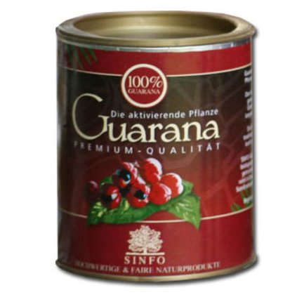 Bio Guarana bez slupek z Brazílie v dóze, 100 g
