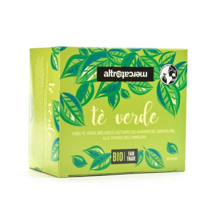 Fair trade bio zelený čaj Darjeeling Ambootia, sáčky 50 x 2 g