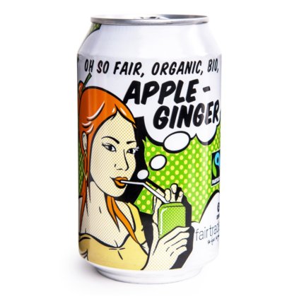 Fairtrade bio jablečná limonáda se zázvorem, 330 ml