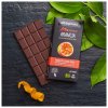 Fair trade hořká bio čokoláda Mascao s pomerančovým aroma, 100 g