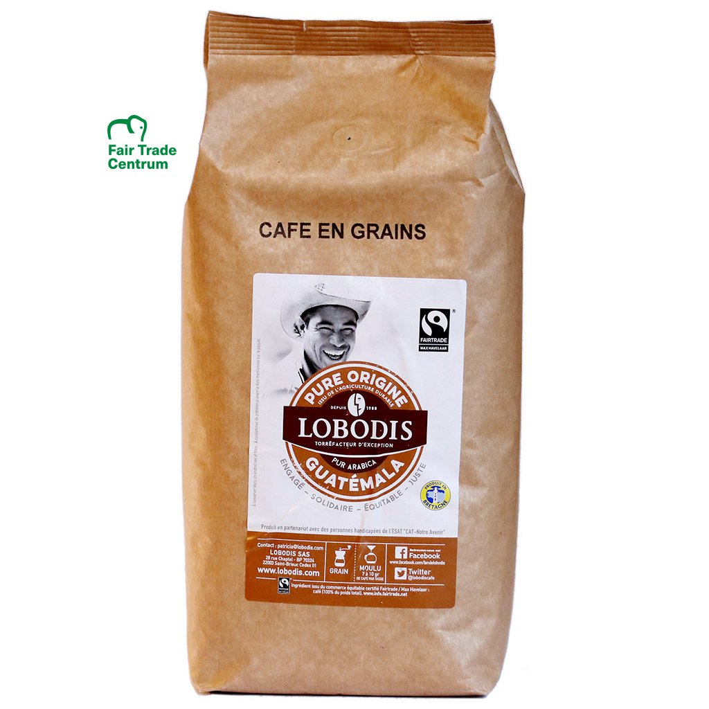 Fairtrade zrnková káva z Guatemaly 1 kg