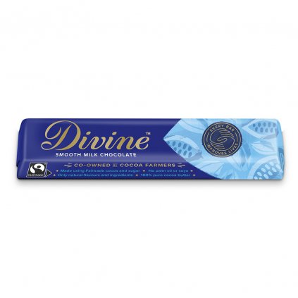 Fairtrade čokoládová tyčinka z mléčné čokolády Divine, 35 g