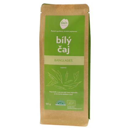 Fair trade bio bílý čaj z Bangladéše sypaný, 100 g