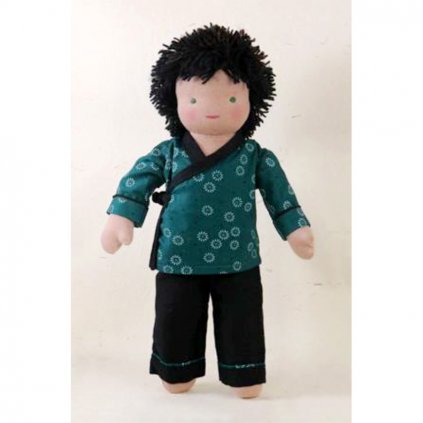 Fair trade ručně šitá látková panenka Dolls4Tibet Fin