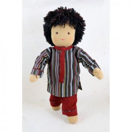 Fair trade ručně šitá hadrová panenka Dolls4Tibet Varun