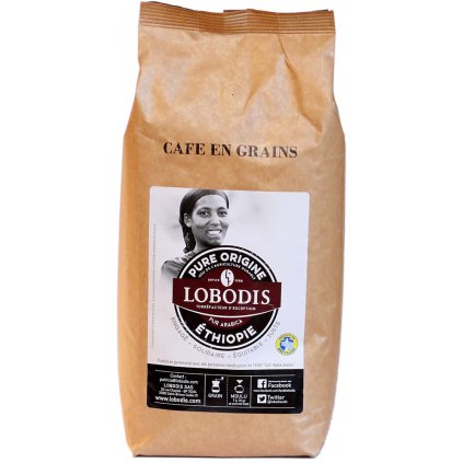 Fair trade zrnková káva z Etiopie 1 kg