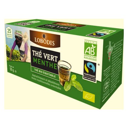 760 bio indicky zeleny caj s matou porcovany 25 x 2 g