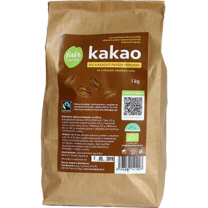 355 bio kakaovy prasek prirodni 1 kg