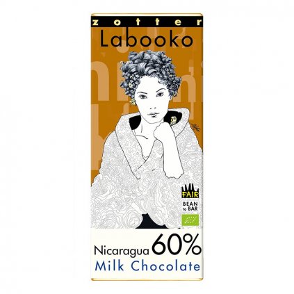 Fair trade bio mliečna čokoláda Zotter Nikaragua 60%