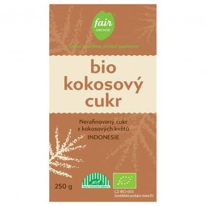 394 bio kokosovy cukr z indonesie 250 g