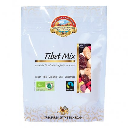 Fairtrade bio směs ořechů a ovoce Tibetský mix, 100 g