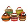 Fair trade košík Bolga z Ghany, různé barvy