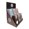 Prodejní display na fair trade bio čokolády Millésime Chocolat, 6 druhů