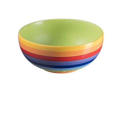 Duhová keramická miska STRIPPY z Thajska