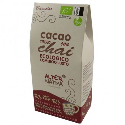Bio kakao BIENESTAR s kořením chai, 125 g