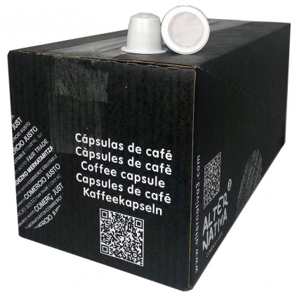 Bio Kávové kapsle kompostovatelné FORTISSIMO, 10 kapslí bez krabičky (Nespresso® kompatibilní)