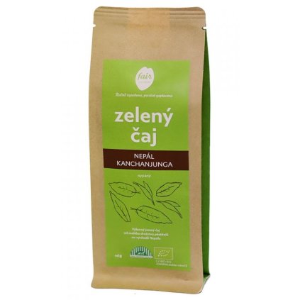 Bio zelený čaj Nepál Kanchanjunga sypaný, 400 g