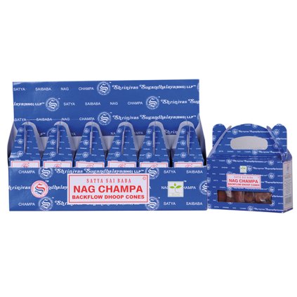 Satya Nag Champa uhlíky pro efekt stékající mlhy