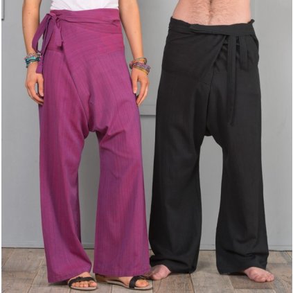 TIE WRAP YOGA freesize kalhoty