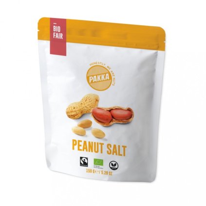Bio arašídy solené PAKKA, 150 g