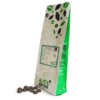 Bio butonky bílé čokolády se 40 % kakaa, 1000 g