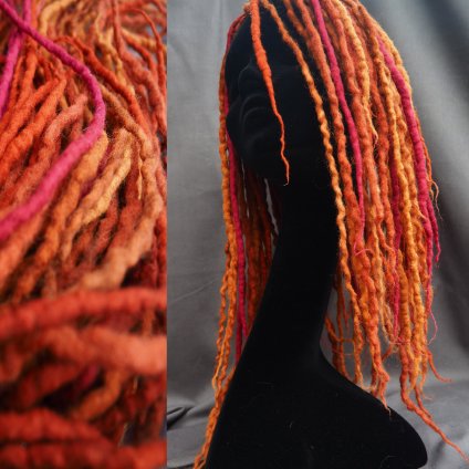 blood orange dreads