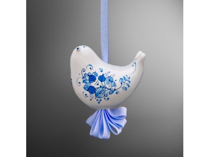 Bird on a ribbon