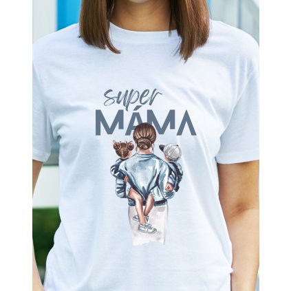 Dámské tričko - Super máma