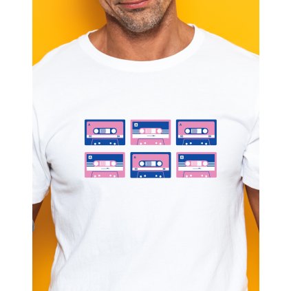 Pánské tričko - Kazety retro