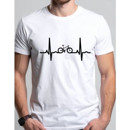 Pánské tričko - Ekg cyklista
