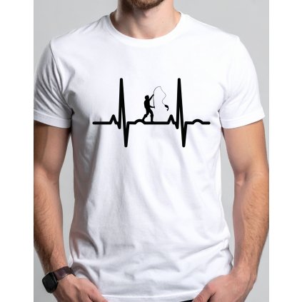 Pánské tričko - Ekg rybář