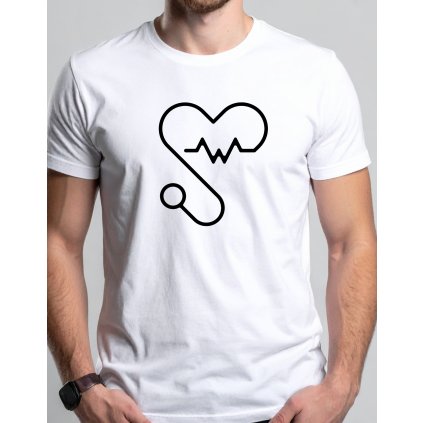 Pánské tričko - Ekg doktor