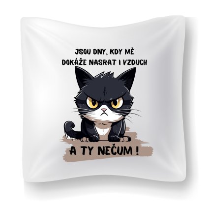 polštář kočka