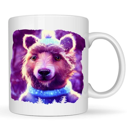 Hrneček - Vánoční motiv medvídek