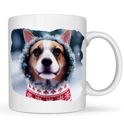 Hrneček - Vánoční motiv pejsek