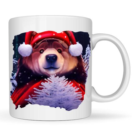 Hrneček - Vánoční motiv medvěd