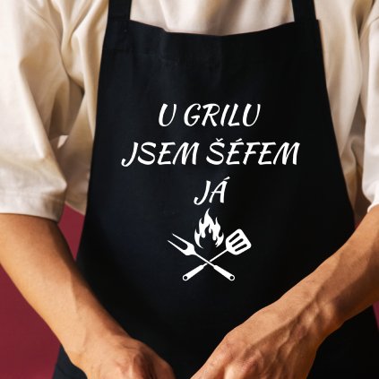 Zástěra - U grilu jsem šéfem já