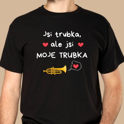 Pánské tričko - Jsi trubka ale jsi moje trubka