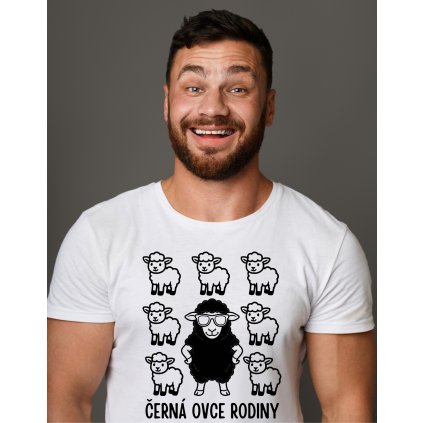 Pánské tričko - Černá ovce rodiny